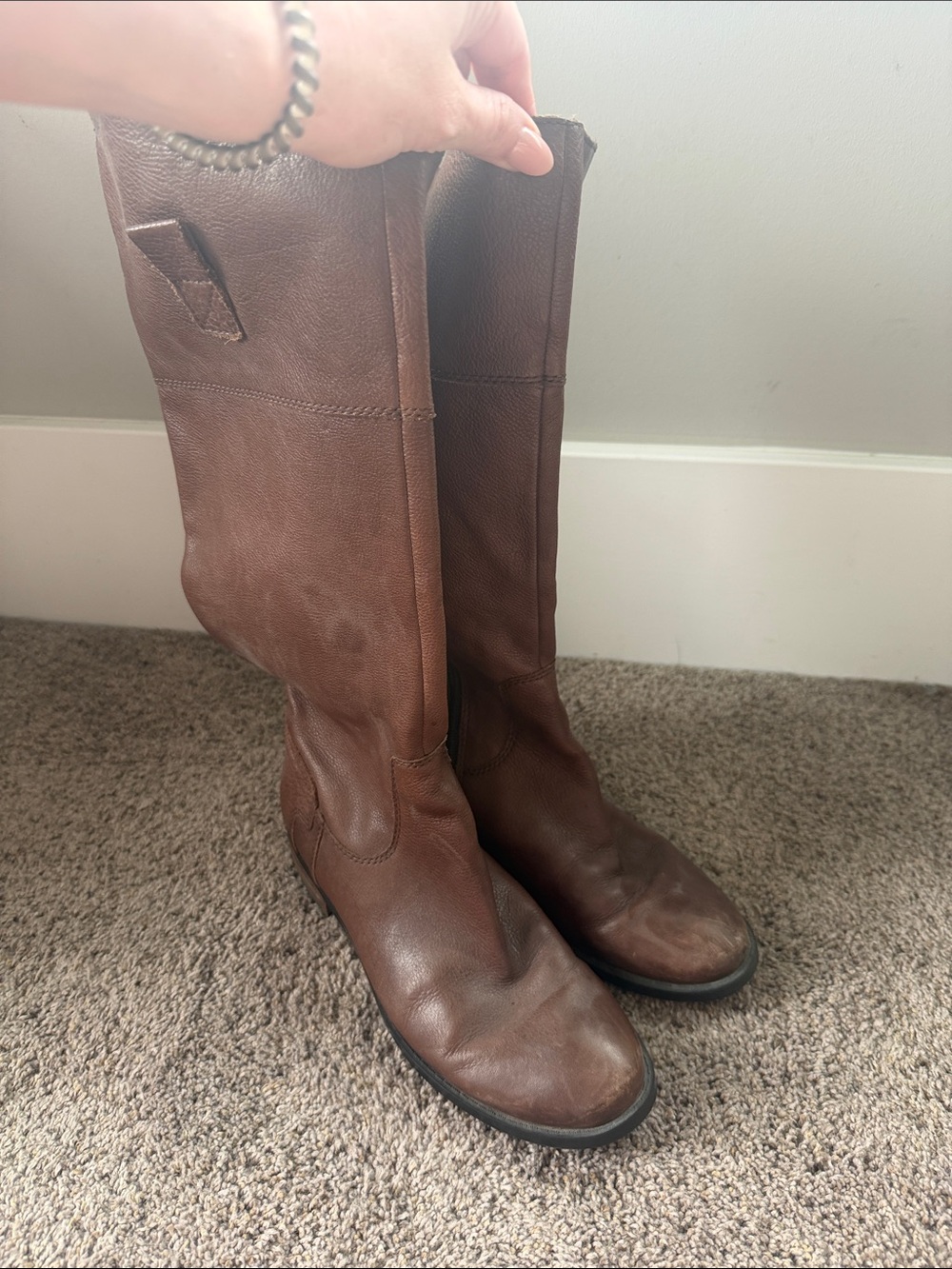 Nine West Brown Leather Boots